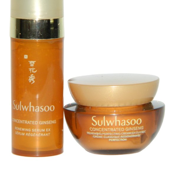 Sulwhasoo Concentrating Ginseng Renewing Perfecting Face Cream EX & Serum 5ml - Picture 2 of 6